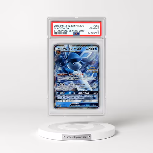 2018 Pokémon SM Promo #269 Glaceon GX - Holo Champions League 2019 (PSA 10 GEM MINT)