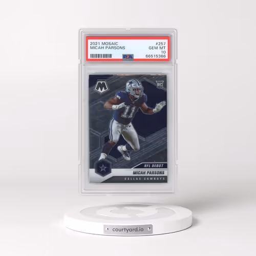 2021 Panini Mosaic #257 Micah Parsons (PSA 10 GEM MINT)