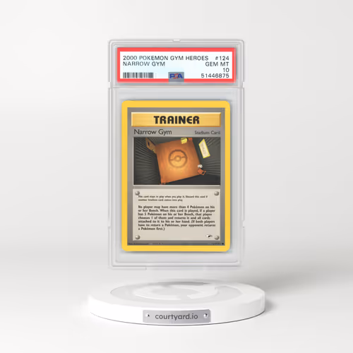 2000 Gym Heroes #124 Narrow Gym (PSA 10 GEM MINT)