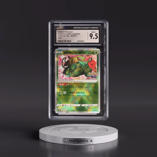 2022 Pokémon GO #004/071 Radiant Venusaur - Holo (CGC 9.5 MINT+)