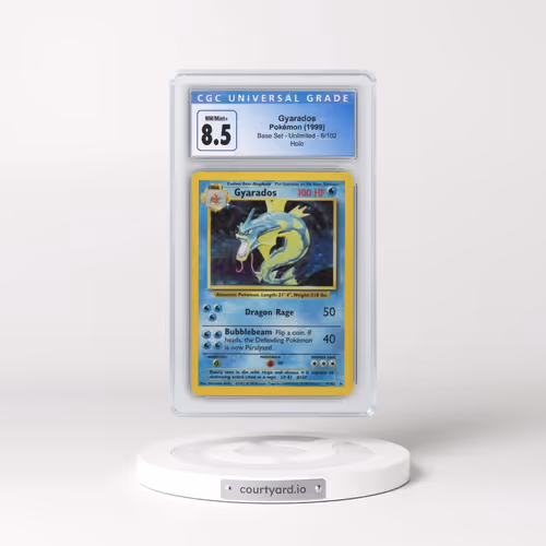 1999 Base Set #6/102 Gyarados - Holo (CGC 8.5 NM-MT+)