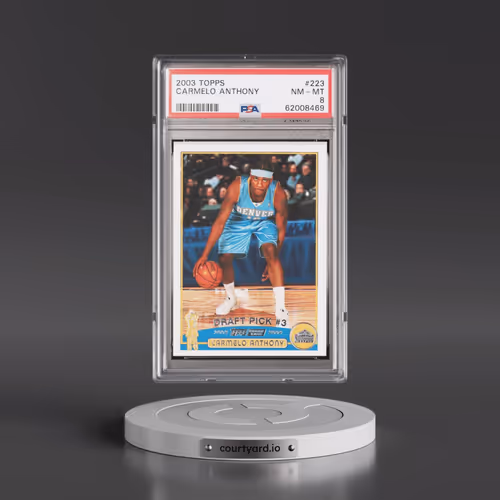 2003 Topps #223 Carmelo Anthony (PSA 8 NM-MT)