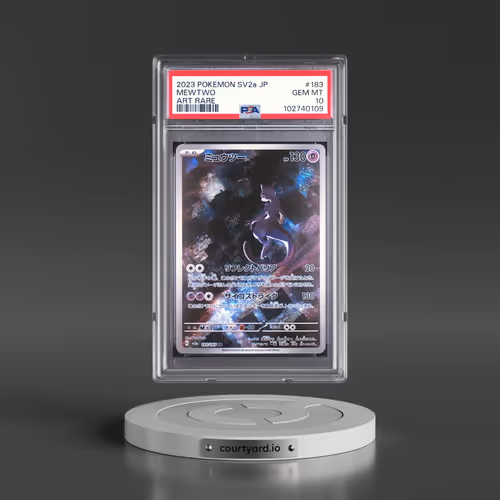2023 Pokémon Sv2a-Pokemon 151 #183 Mewtwo - Art Rare (PSA 10 GEM MINT)
