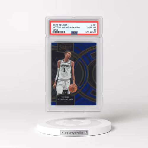 2023 Panini Select #121 Victor Wembanyama - Blue (PSA 10 GEM MINT)