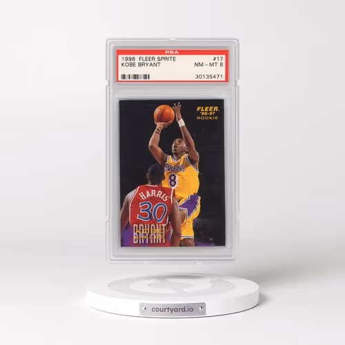 1996 Fleer Sprite #17 Kobe Bryant (PSA 8 NM-MT)
