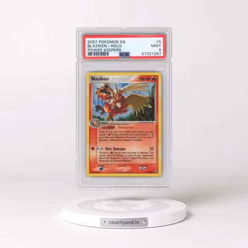 2007 Pokémon EX Power Keepers #5 Blaziken - Holo (PSA 9 MINT)
