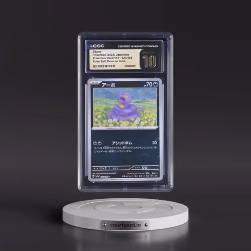 2023 Pokémon Card 151 #023/165 Ekans - Reverse Holo Poké Ball (CGC 10 PRISTINE)