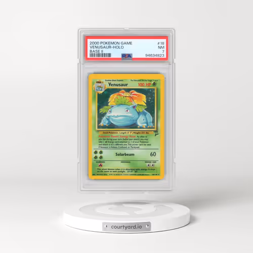 2000 Pokémon Game Base II #18 Venusaur - Holo (PSA 7 NM)