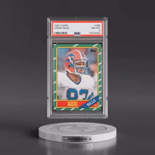 1986 Topps #388 Andre Reed (PSA 8 NM-MT)