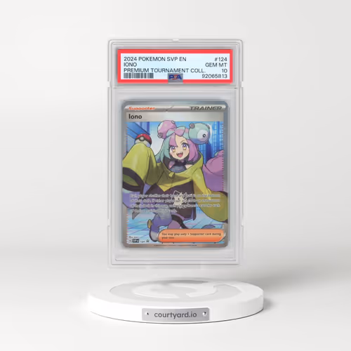 2024 Pokémon Svp EN-SV Black Star Promo #124 Iono - Iono Premium Tournament Collection (PSA 10 GEM MINT)