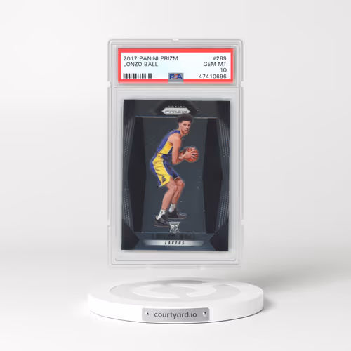 2017 Panini Prizm #289 Lonzo Ball (PSA 10 GEM MINT)