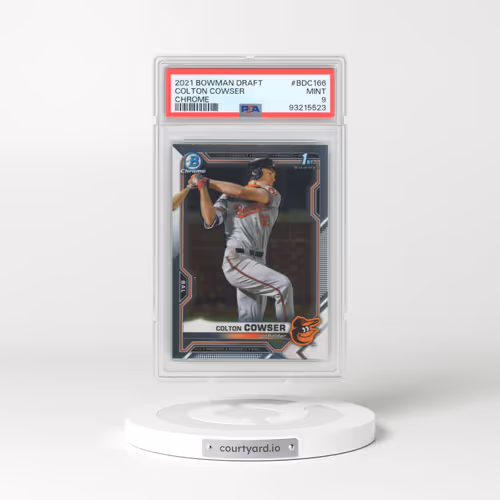 2021 Bowman Draft #BDC166 Colton Cowser - Chrome (PSA 9 MINT)
