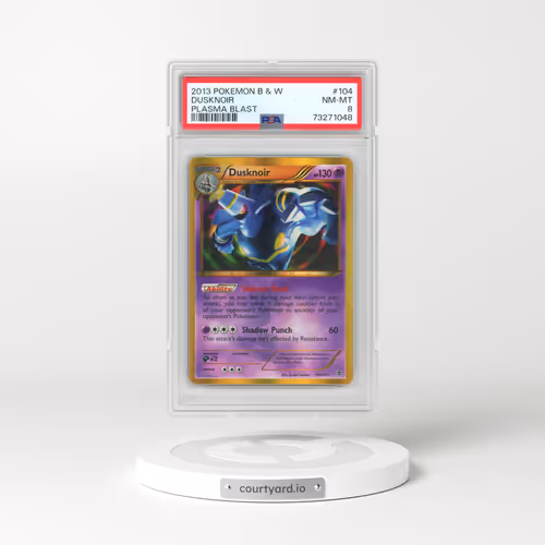2013 Pokémon Black & White Plasma Blast #104 Dusknoir (PSA 8 NM-MT)