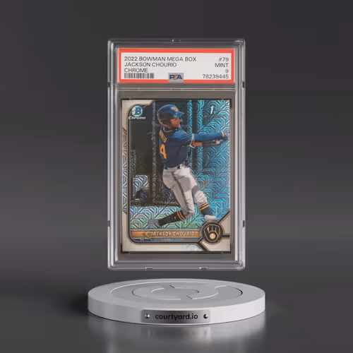 2022 Bowman Mega Box Chrome #79 Jackson Chourio (PSA 9 MINT)