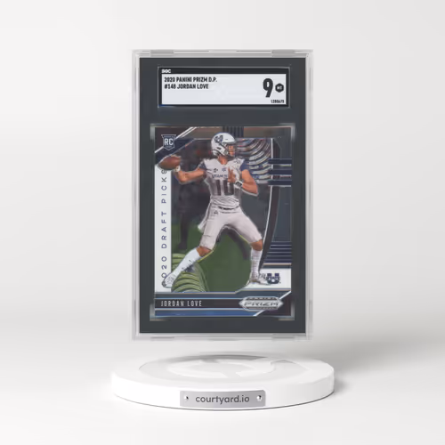 2020 Panini Prizm Draft Picks #148 Jordan Love (SGC 9 MINT)