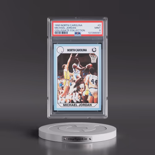 1990 Collegiate Collection North Carolina #3 Michael Jordan (PSA 9 MINT)