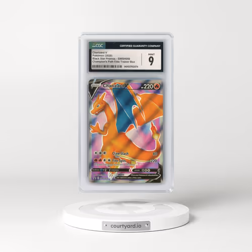 2017 Black Star Promos - Sword & Shield #SWSH050 Charizard V - Holo Champion's Path Elite Trainer Box (CGC 9 MINT)