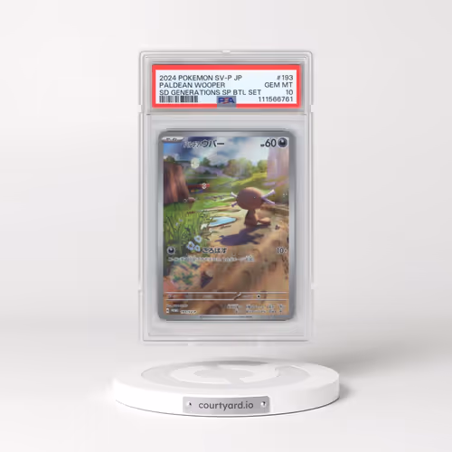 2024 Pokémon SV-P Promo #193 Paldean Wooper - Start Deck Generations Special Battle Set (PSA 10 GEM