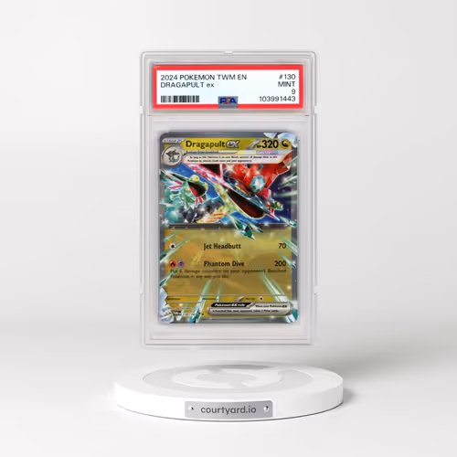 2024 Pokémon Twm EN-Twilight Masquerade #130 Dragapult EX - Holo (PSA 9 MINT)