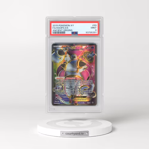 2015 Pokémon XY Ancient Origins #89 Hoopa EX - Holo Full Art (PSA 9 MINT)
