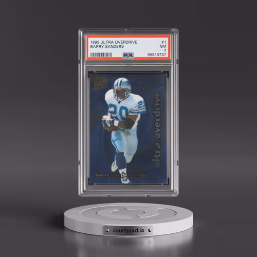 1995 Ultra Overdrive #1 Barry Sanders (PSA 7 NM)