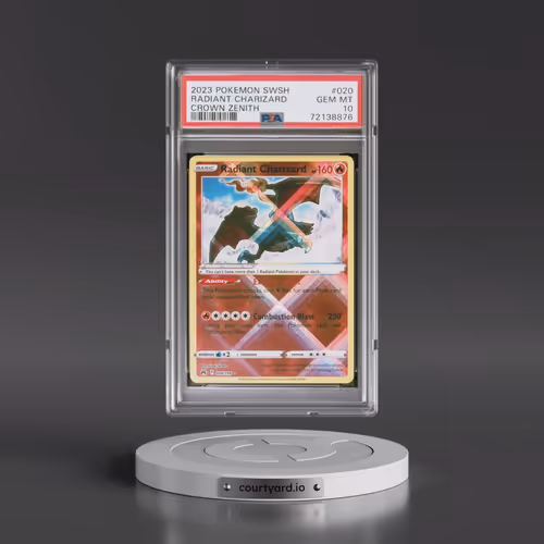 2023 Pokémon Sword and Shield Crown Zenith #020 Radiant Charizard - Holo (PSA 10 GEM MINT)