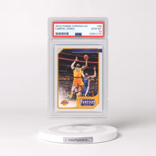 2019 Panini Chronicles #86 LeBron James (PSA 10 GEM MINT)