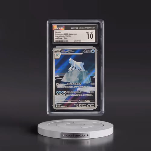 2025 Black Bolt - sv11B #114/086 Beartic - Art Rare Holo (CGC 10 GEM MINT)