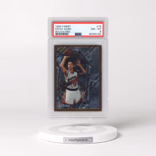1996 Finest #75 Steve Nash - w/Coating (PSA 8 NM-MT)