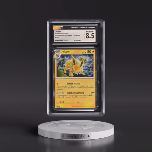 2025 Prismatic Evolutions - PRE EN #029/131 Jolteon - Holo (CGC 8.5 NM-MT+)