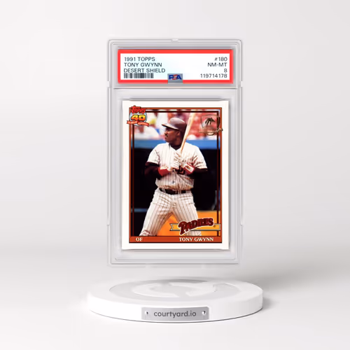1991 Topps Desert Shield #180 Tony Gwynn (PSA 8 NM-MT)