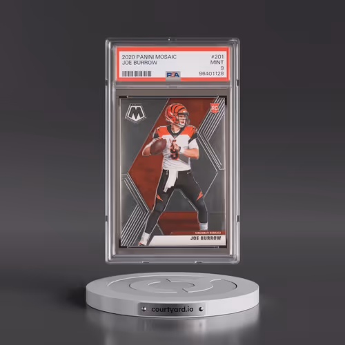 2020 Panini Mosaic #201 Joe Burrow (PSA 9 MINT)