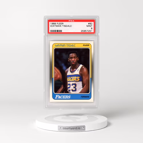 1988 Fleer #60 Wayman Tisdale (PSA 9 MINT)