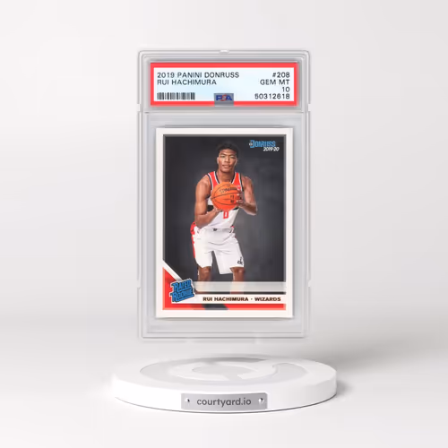2019 Panini Donruss #208 Rui Hachimura (PSA 10 GEM MINT)