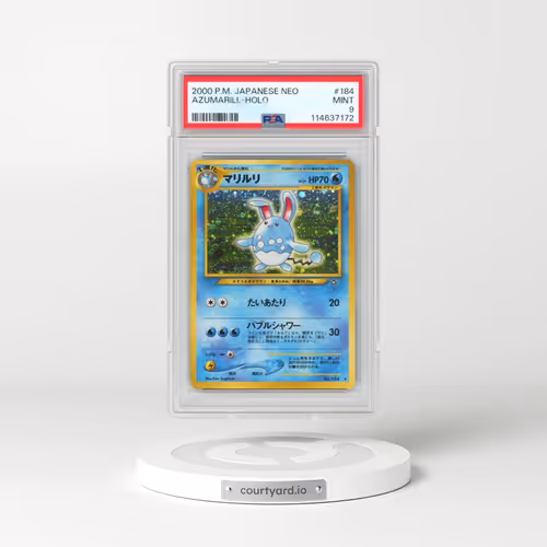 2000 Pokémon Neo #184 Azumarill - Holo (PSA 9 MINT)