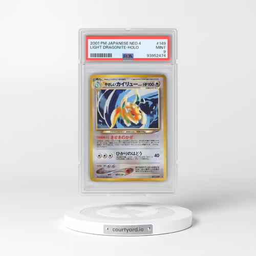 2001 Pokémon Neo 4 #149 Light Dragonite - Holo (PSA 9 MINT)