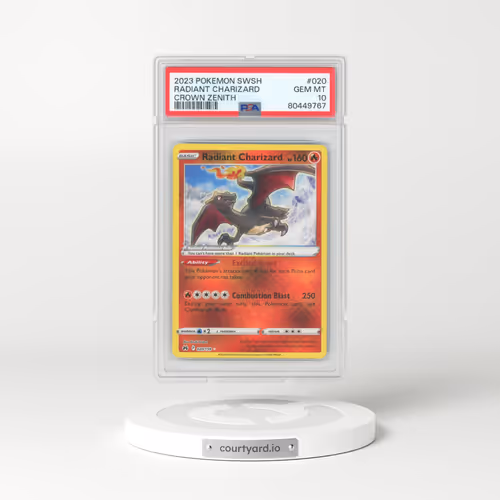 2023 Pokémon Sword and Shield Crown Zenith #020 Radiant Charizard - Holo (PSA 10 GEM MINT)