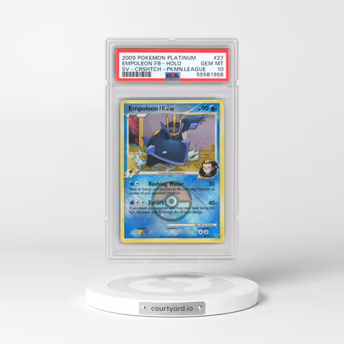 2009 Pokémon Platinum Supreme Victors #27 Empoleon FB - Holo Crosshatch-2010 Pokemon League (PSA 10