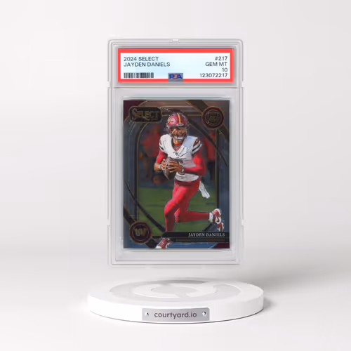 2024 Panini Select #217 Jayden Daniels (PSA 10 GEM MINT)