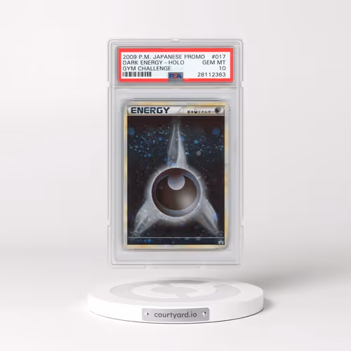 2009 Pokémon Promo #017 Darkness Energy - Holo Gym Challenge (PSA 10 GEM MINT)