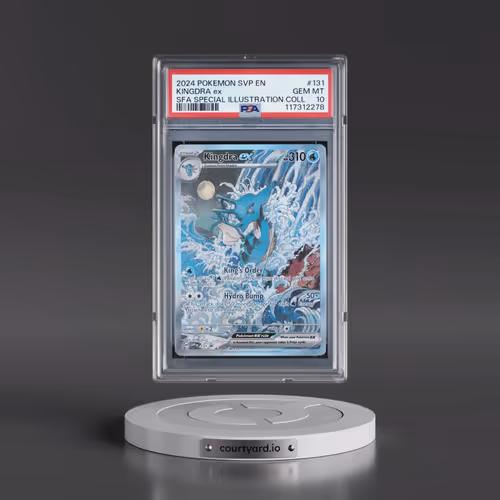 2024 Pokémon Svp EN-SV Black Star Promo #131 Kingdra EX - Holo Shrouded Fable Special Illustration C