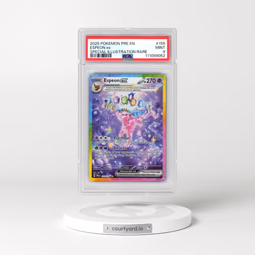 2025 Pokémon Pre EN-Prismatic Evolutions #155 Espeon EX - Holo Special Illustration Rare (PSA 9 MINT