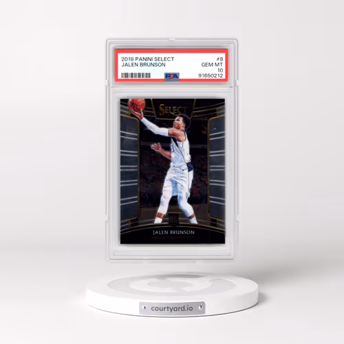 2018 Panini Select #8 Jalen Brunson (PSA 10 GEM MINT)