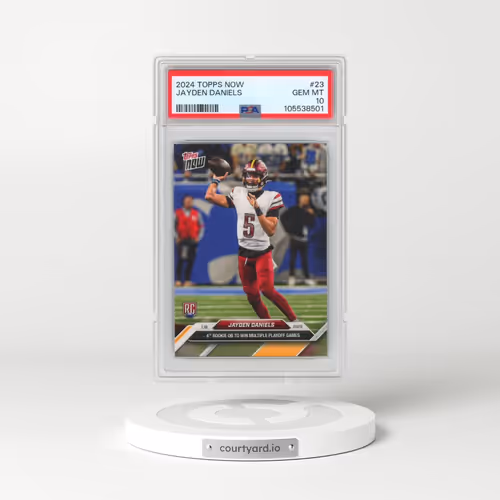 2024 Topps Now #23 Jayden Daniels (PSA 10 GEM MINT)