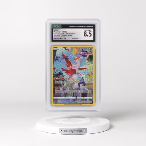 2022 Crown Zenith #GG20/GG70 Latias (CGC 8.5 NM-MT+)