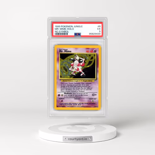1999 Pokémon Jungle #6 Mr. Mime - Holo No Symbol (PSA 5 EX)