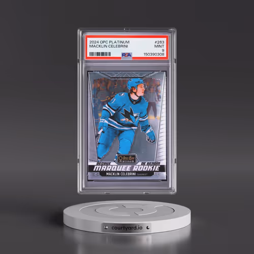 2024 Upper Deck O-Pee-Chee Platinum #263 Macklin Celebrini (PSA 9 MINT)