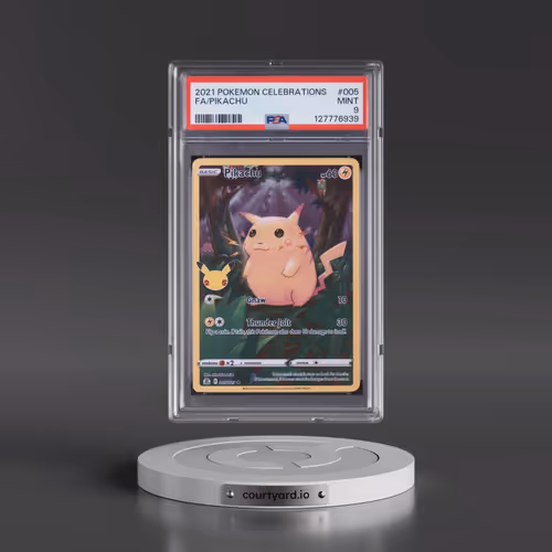 2021 Pokémon Celebrations #005 Pikachu - Full Art (PSA 9 MINT)