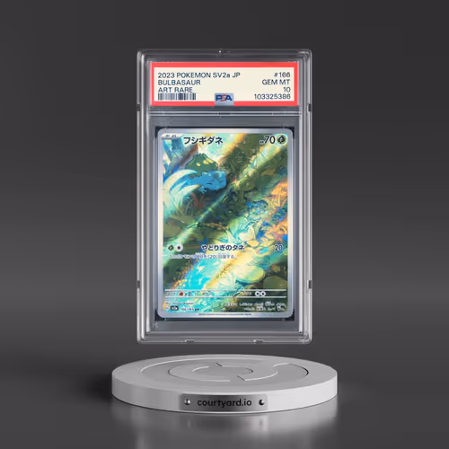 2023 Pokémon Sv2a-Pokemon 151 #166 Bulbasaur - Art Rare (PSA 10 GEM MINT)