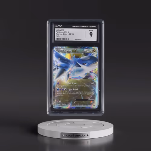 2015 Pokémon XY Roaring Skies #58 Latios EX - Holo (CGC 9 MINT)